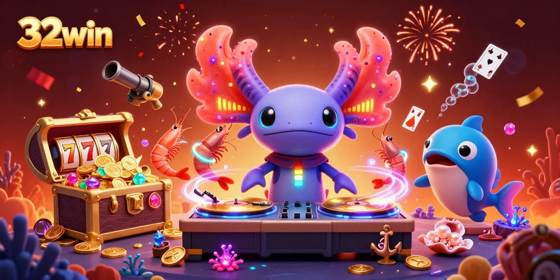 Experience thrilling 32win slot games with a vibrant underwater DJ scene packed with excitement.