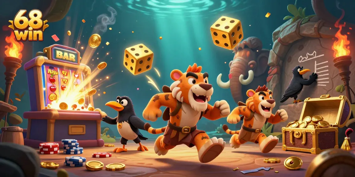 Experience thrilling gaming adventures with 68 win, featuring chaotic casino action and exciting characters!