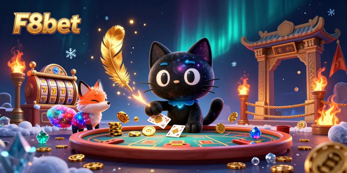 Experience thrilling gameplay with F8bet at a cosmic casino, featuring dynamic characters and action.