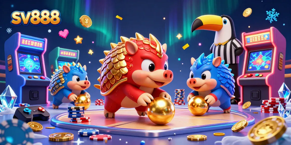 Experience thrilling gameplay with sv888 featuring vibrant pangolins and casino excitement.