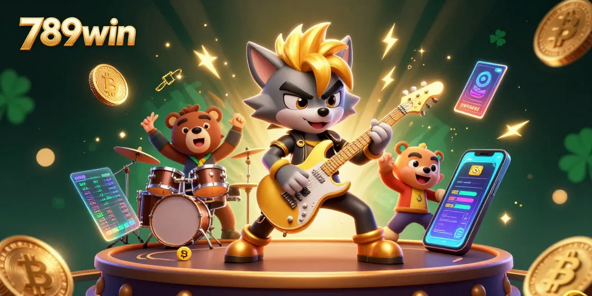 Experience thrilling gaming at 789win with a dazzling display of animated casino excitement.