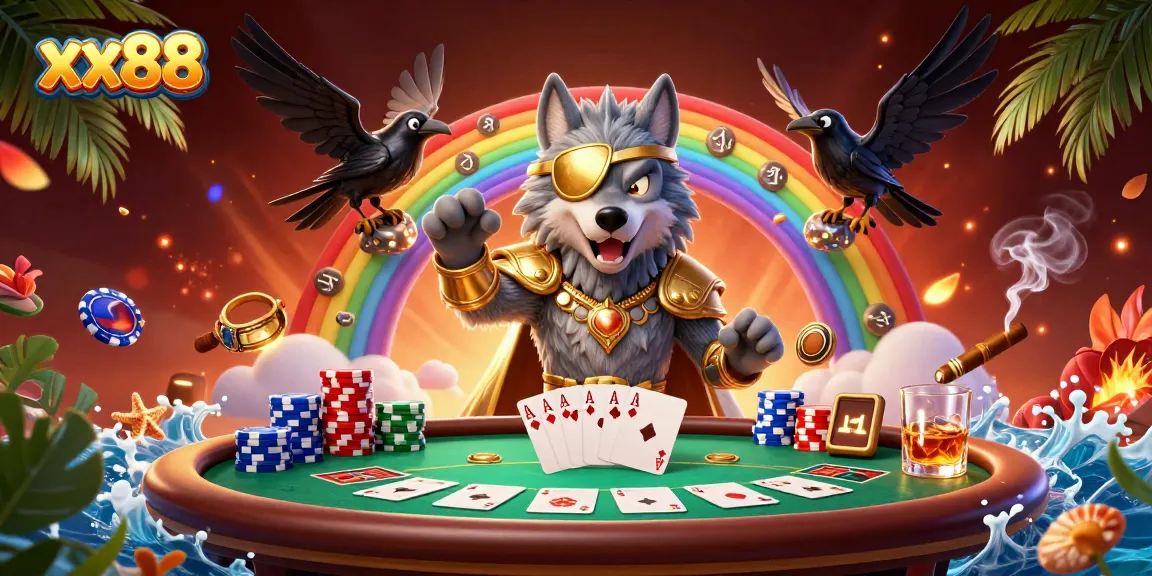 Experience a thrilling moment with the xx88 casino scene featuring Odin and his ravens.