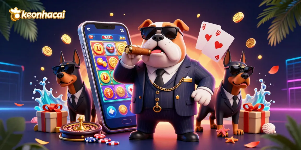 Experience thrilling keonhacai action with dynamic gambling elements in a lively casino scene.