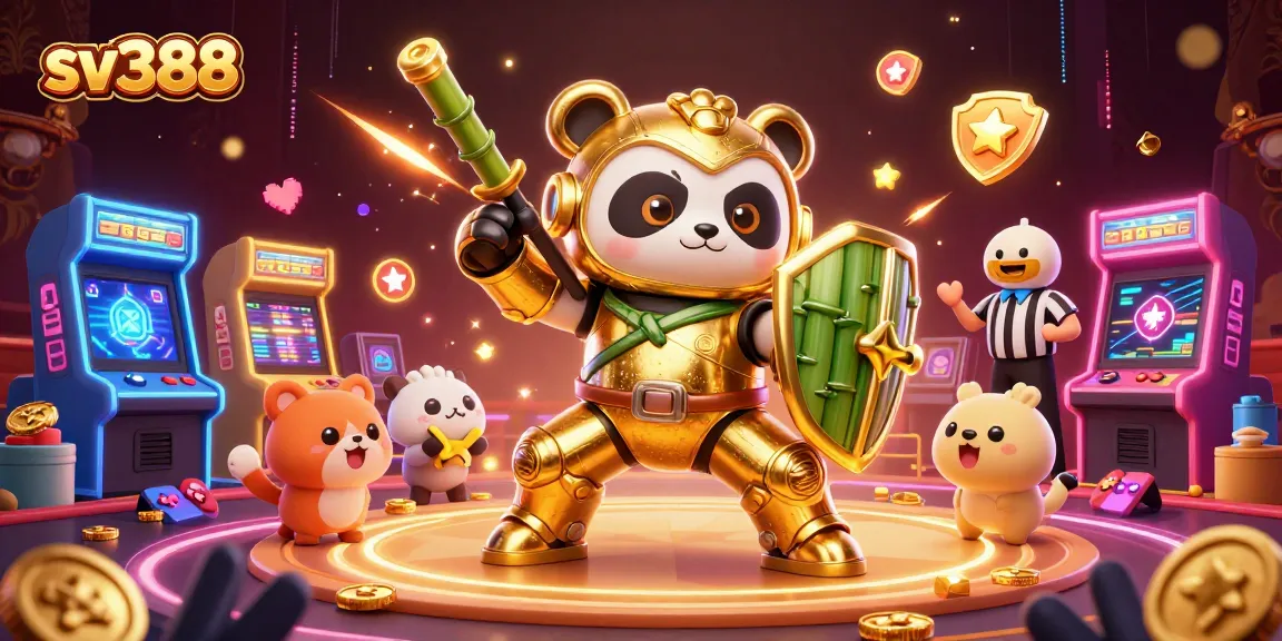 Watch SV388's exciting cockfighting events with a vibrant 3D arena and dynamic elements.