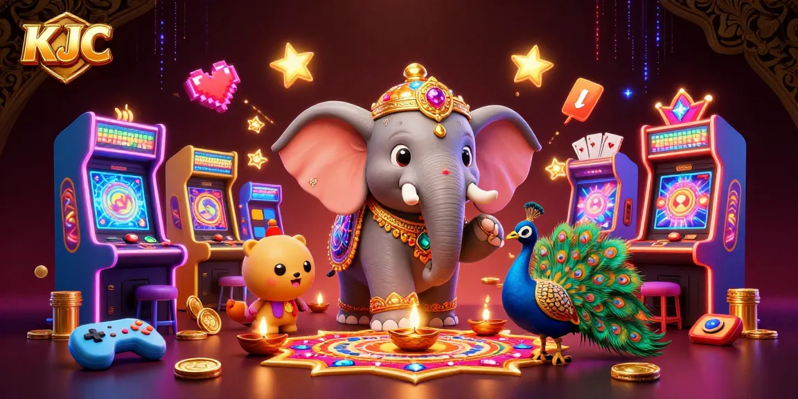KJC engages players with interactive 3D casino characters and vibrant gaming elements.