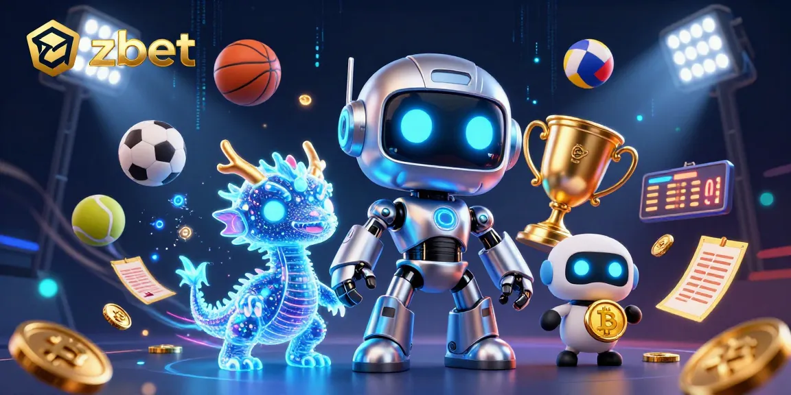 Experience the thrill of zbet with vibrant 3D casino elements and animated characters.