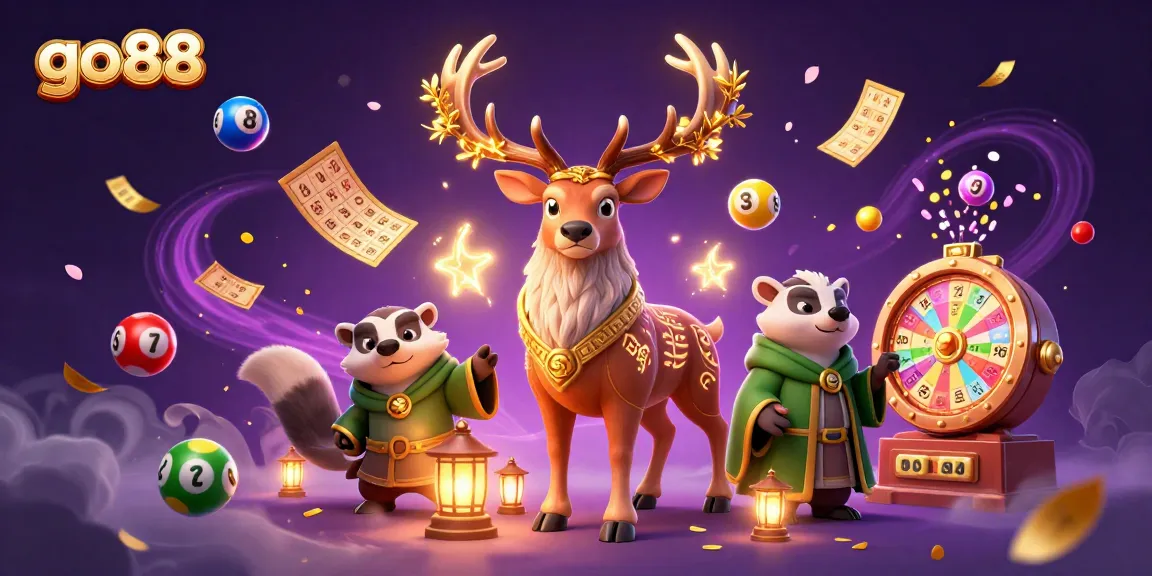 Engage in thrilling gameplay at go88, featuring dynamic lottery balls and mystical characters.