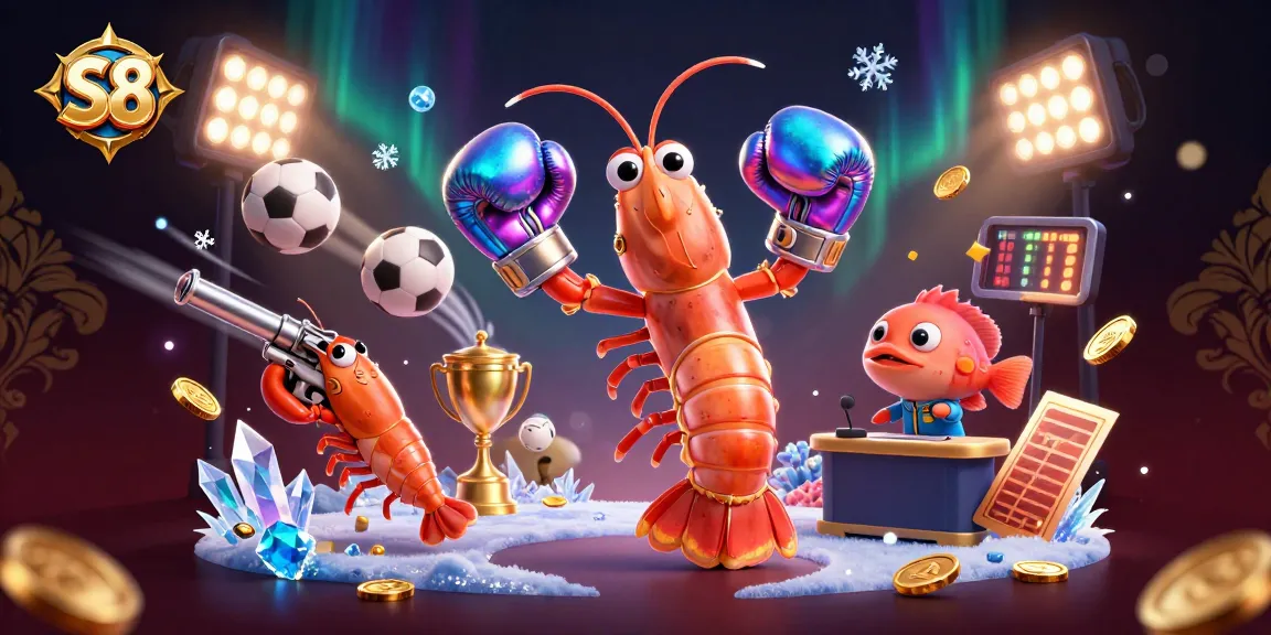 S8 offers thrilling sports action with marine heroes battling for winnings in a vibrant casino scene.