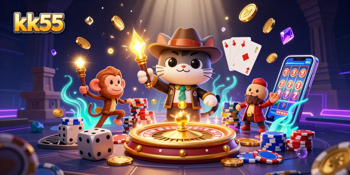Unlock thrilling adventures at kk55 with a cat archaeologist discovering casino relics.