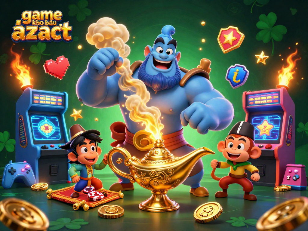 Experience the thrilling game kho báu aztec with magical characters and vibrant casino elements.