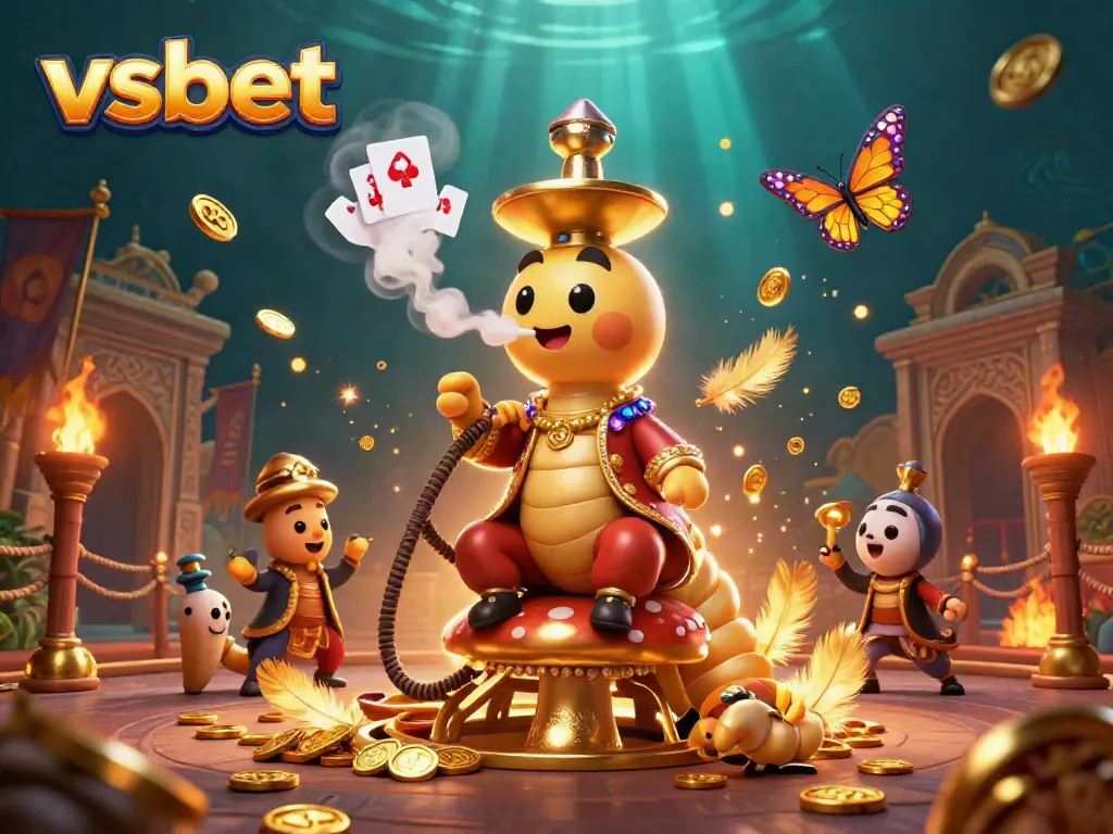 Experience thrilling gaming adventures at vsbet with this vibrant 3D casino scene full of excitement.