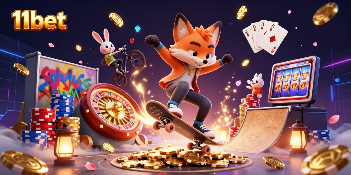 Experience exhilarating gameplay at 11bet with vibrant casino action and thrilling characters!