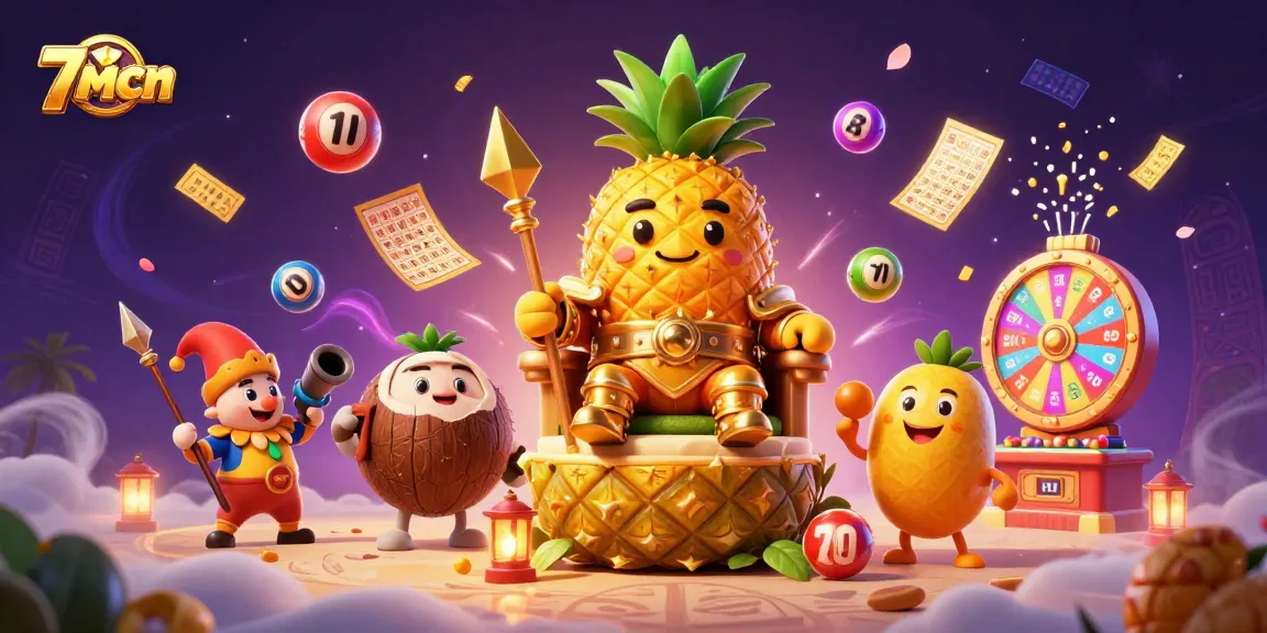 Experience the thrill of 7mcn with golden ticket confetti and dynamic lottery gameplay.