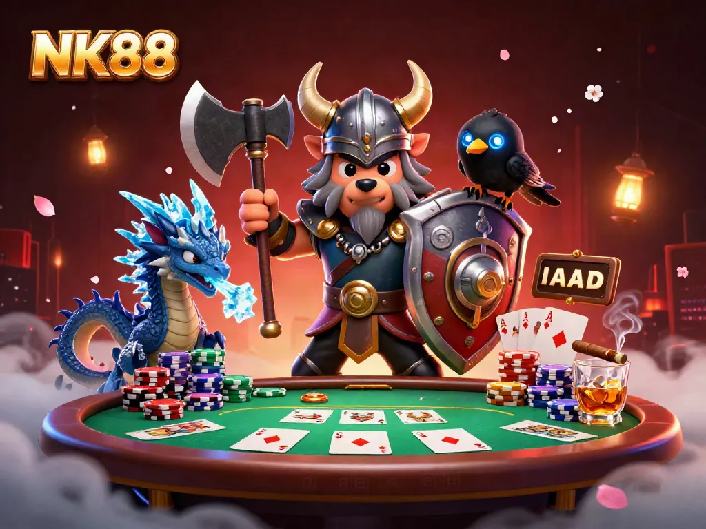 Engage in dynamic gameplay at NK88 with fierce characters and rich casino elements.