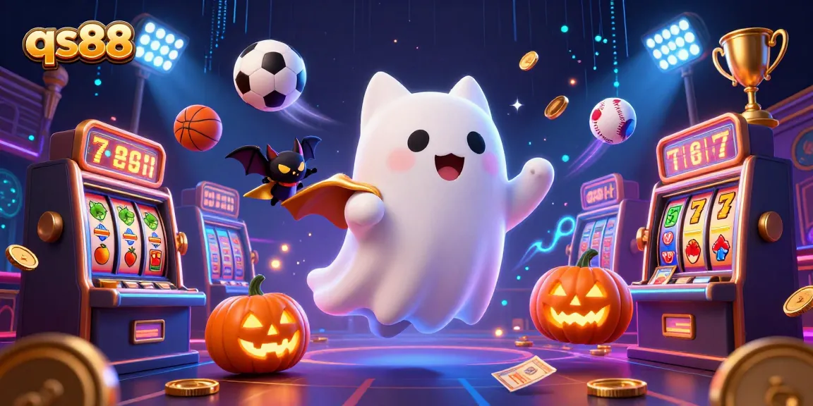 Engage in exciting gameplay at qs88 while enjoying the vibrant atmosphere of a haunted casino.
