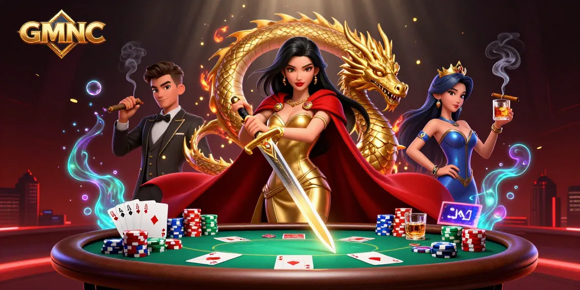 Experience thrilling poker action in GMNC’s vibrant, cinematic casino scene.