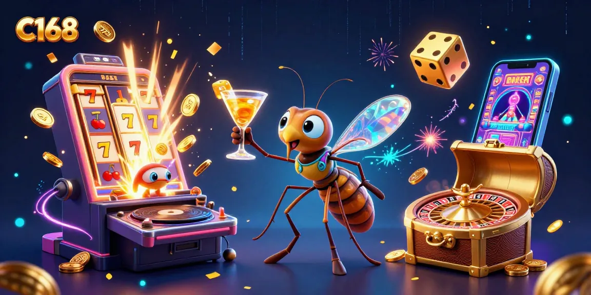 Spin to win with C168's thrilling new casino games featuring vibrant, dynamic visuals.