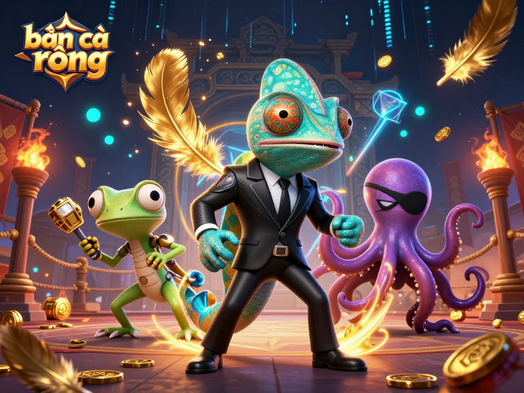 Experience thrilling action in bắn cá rồng with dynamic characters and immersive game elements.