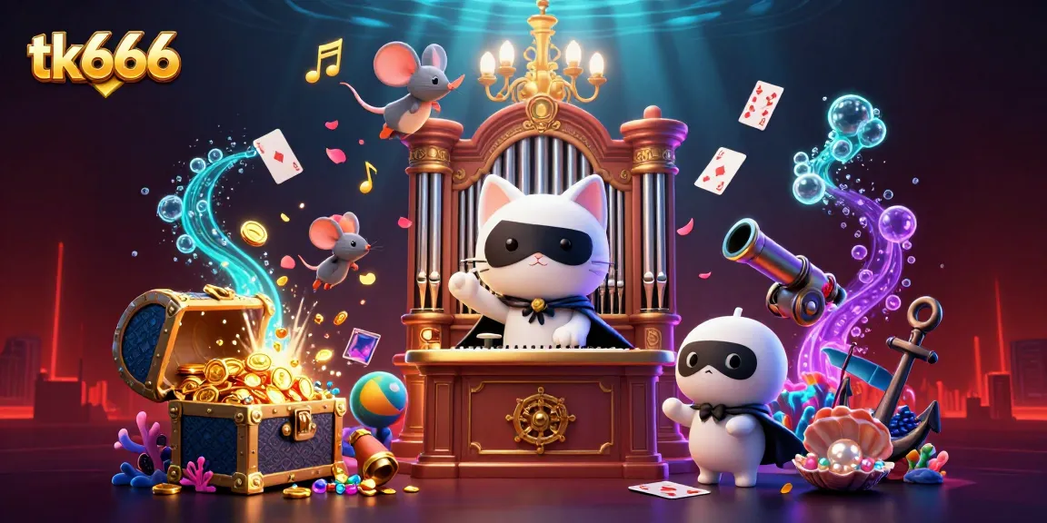 Win big with tk666 in a vibrant casino scene featuring dynamic gaming elements and enchanting characters.