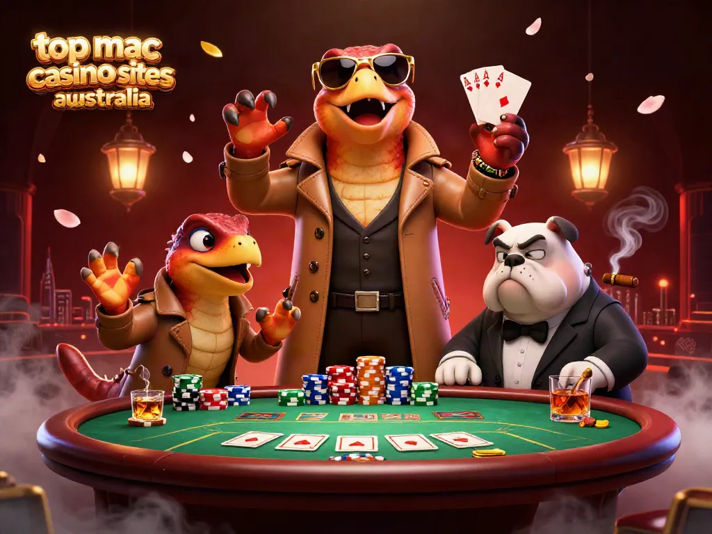 Experience fun at top mac casino sites australia with raptors sneaking into a VIP lounge.