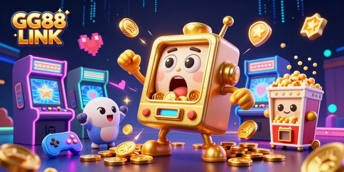 Engage with GG88 LINK to win big with vibrant slot machines celebrating jackpots in a dynamic casino scene.