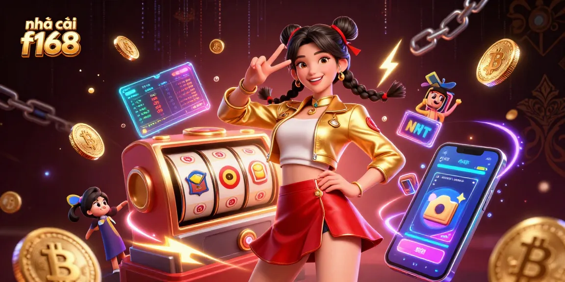 Engage with exciting games at nhà cái f168, featuring vibrant slot reels and colorful prizes.