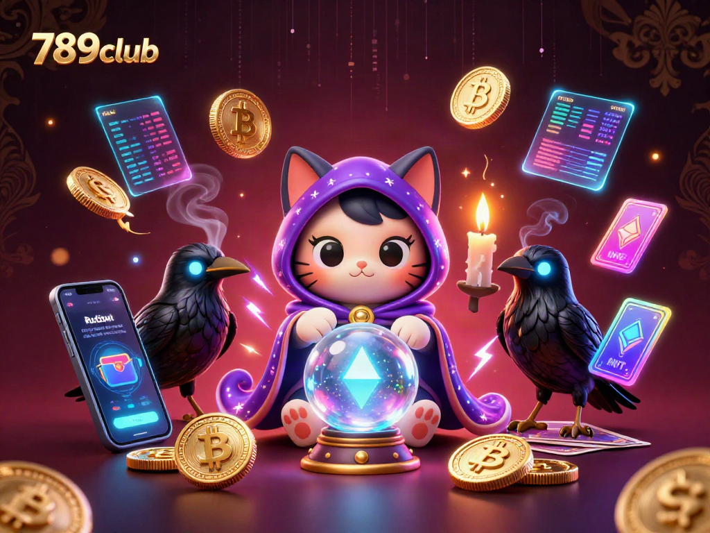 Immerse in 789club’s thrilling gaming experience with a vibrant 3D illustration of mystical characters.