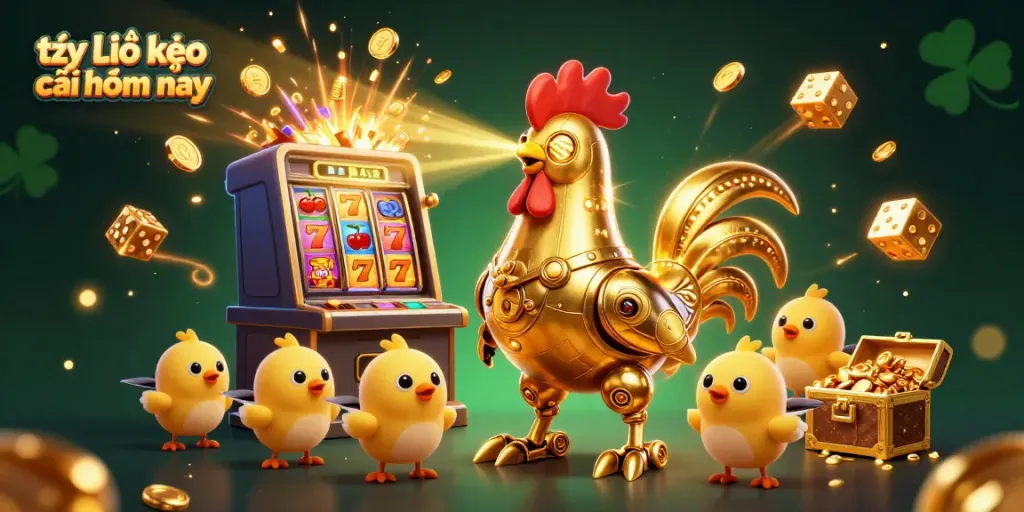Experience thrilling moments with our illustration of tỷ lệ kèo nhà cái hôm nay in a vibrant casino setting.