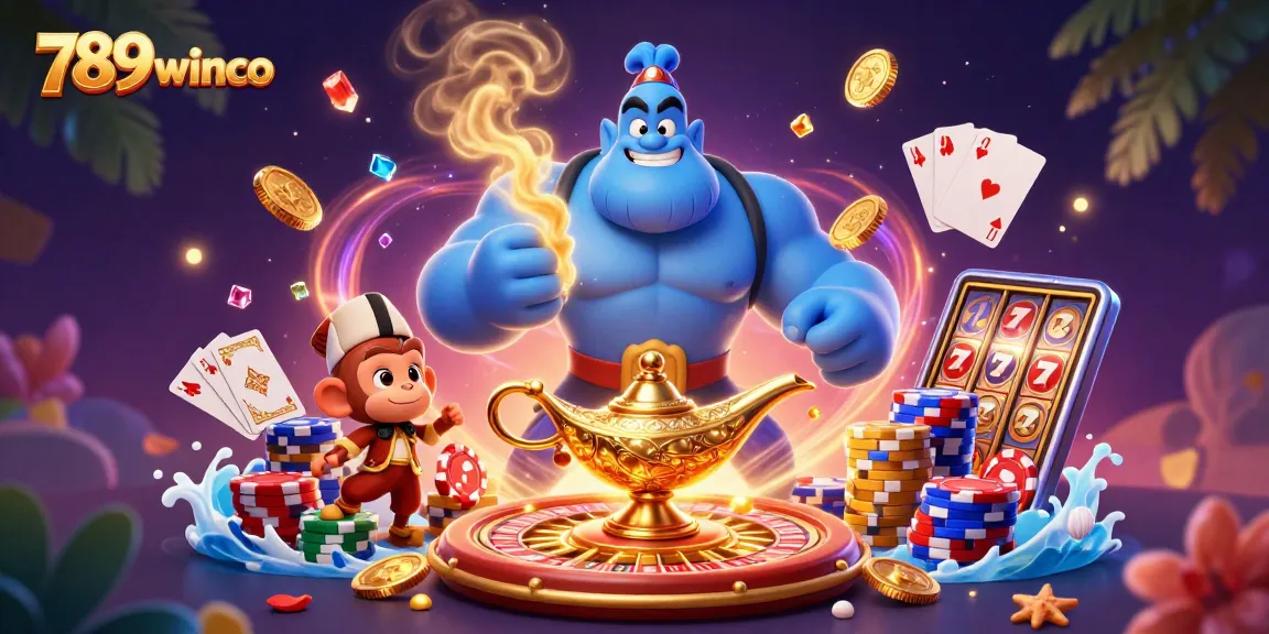 Experience thrilling wins at 789winco with a magical scene full of casino excitement and adventure.