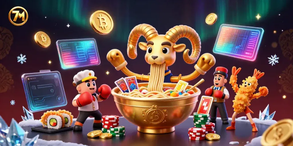 Track live scores and betting odds with 7M in an engaging 3D casino scene.