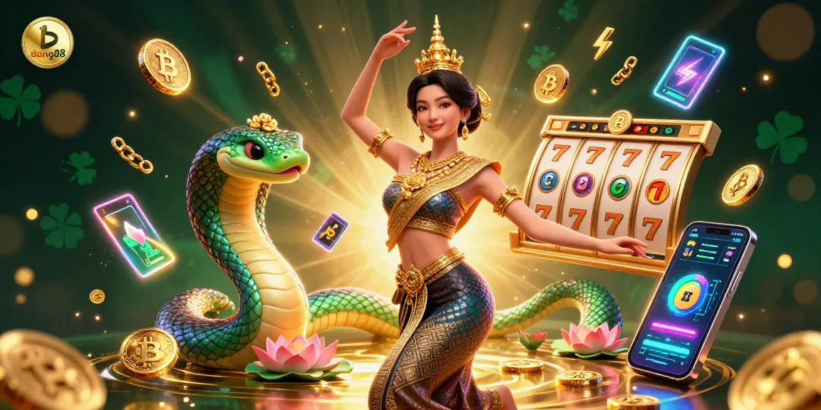 Engage with bong88 in a vibrant 3D casino scene full of excitement, featuring slot games and dynamic visuals.