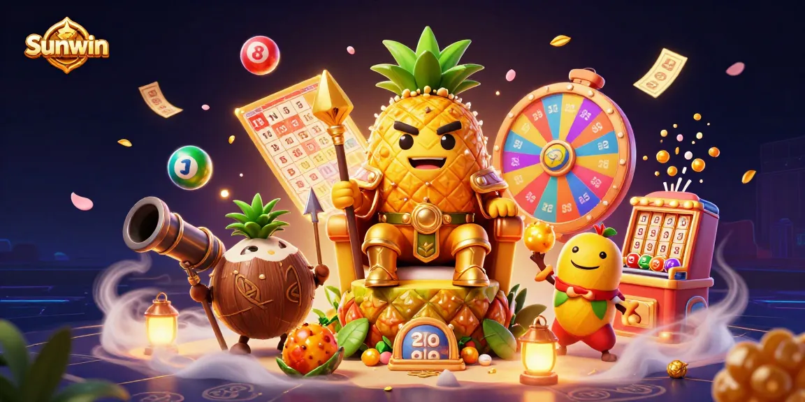Engage with Sunwin's vibrant casino world featuring dynamic lottery elements in 3D