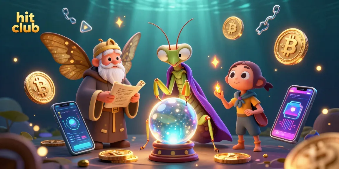 Win big at hit club with a colorful 3D illustration featuring vibrant casino elements.